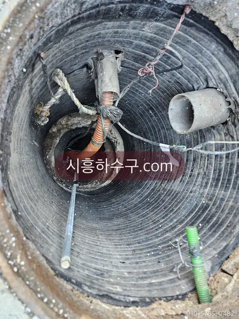 집수정 내부 배관과 펌프 토출부 점검